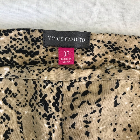 Vince Camino Snakeprint Pant - Sz 0P - Picture 4 of 5